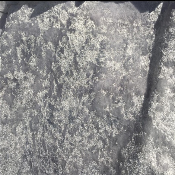 White Velvet Ruffle Top - Picture 2 of 2